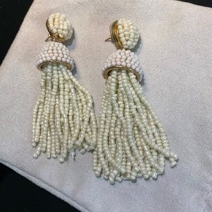 BaubleBar beaded tassel earrings
